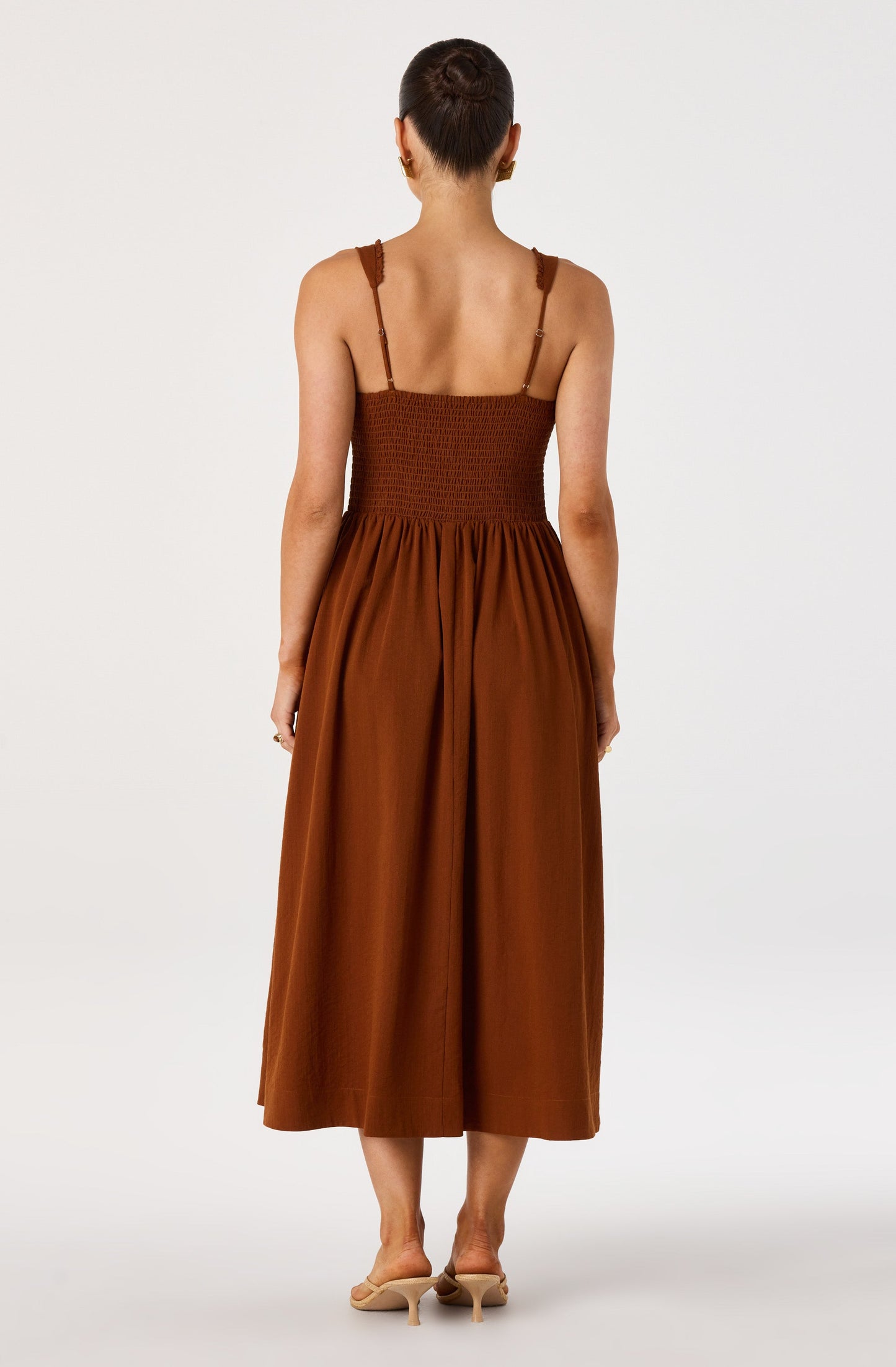 Sahana Crochet Trim Milkmaid Dress