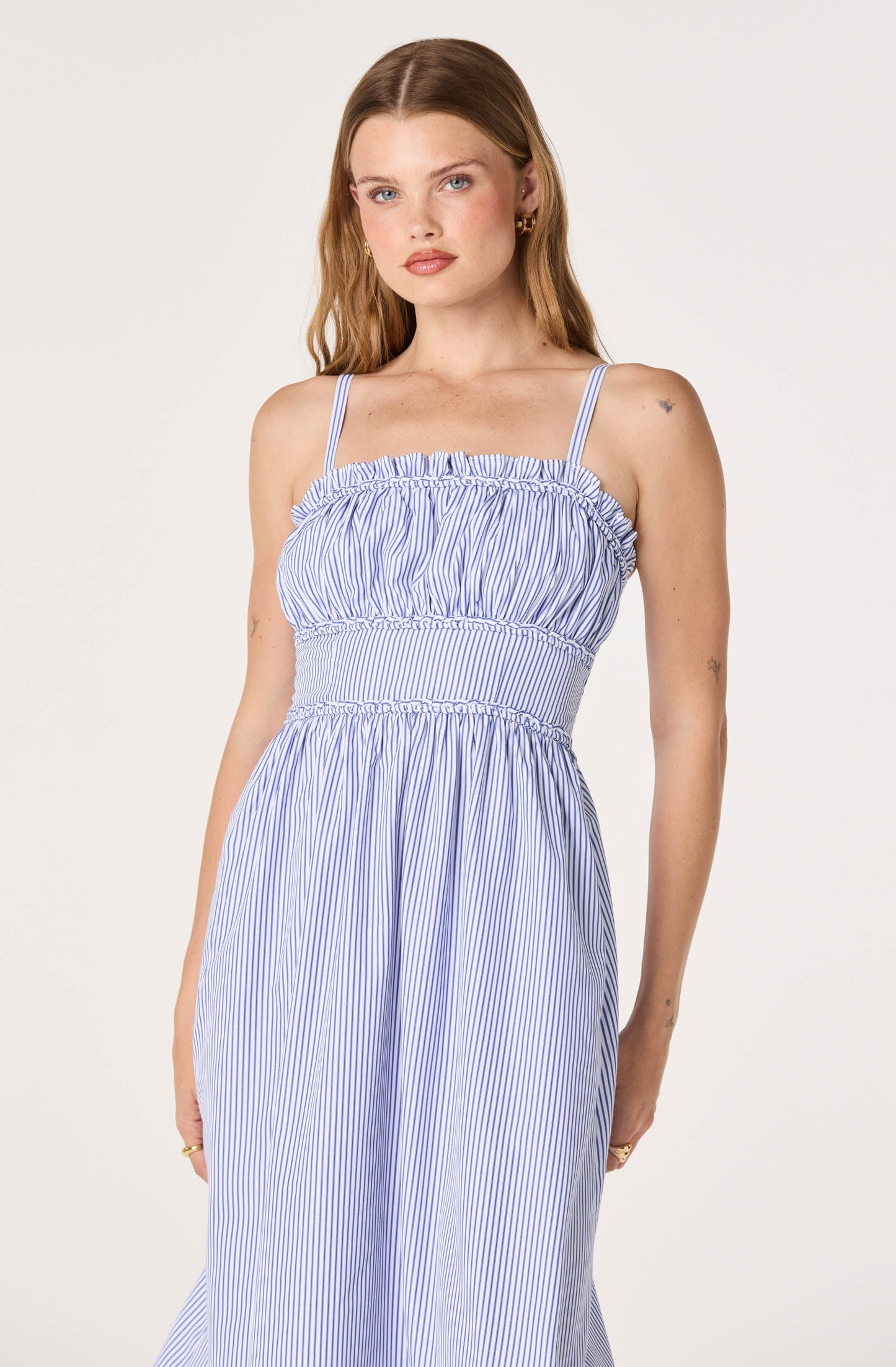 Montserrat Smocked Milkmaid Midi Dress