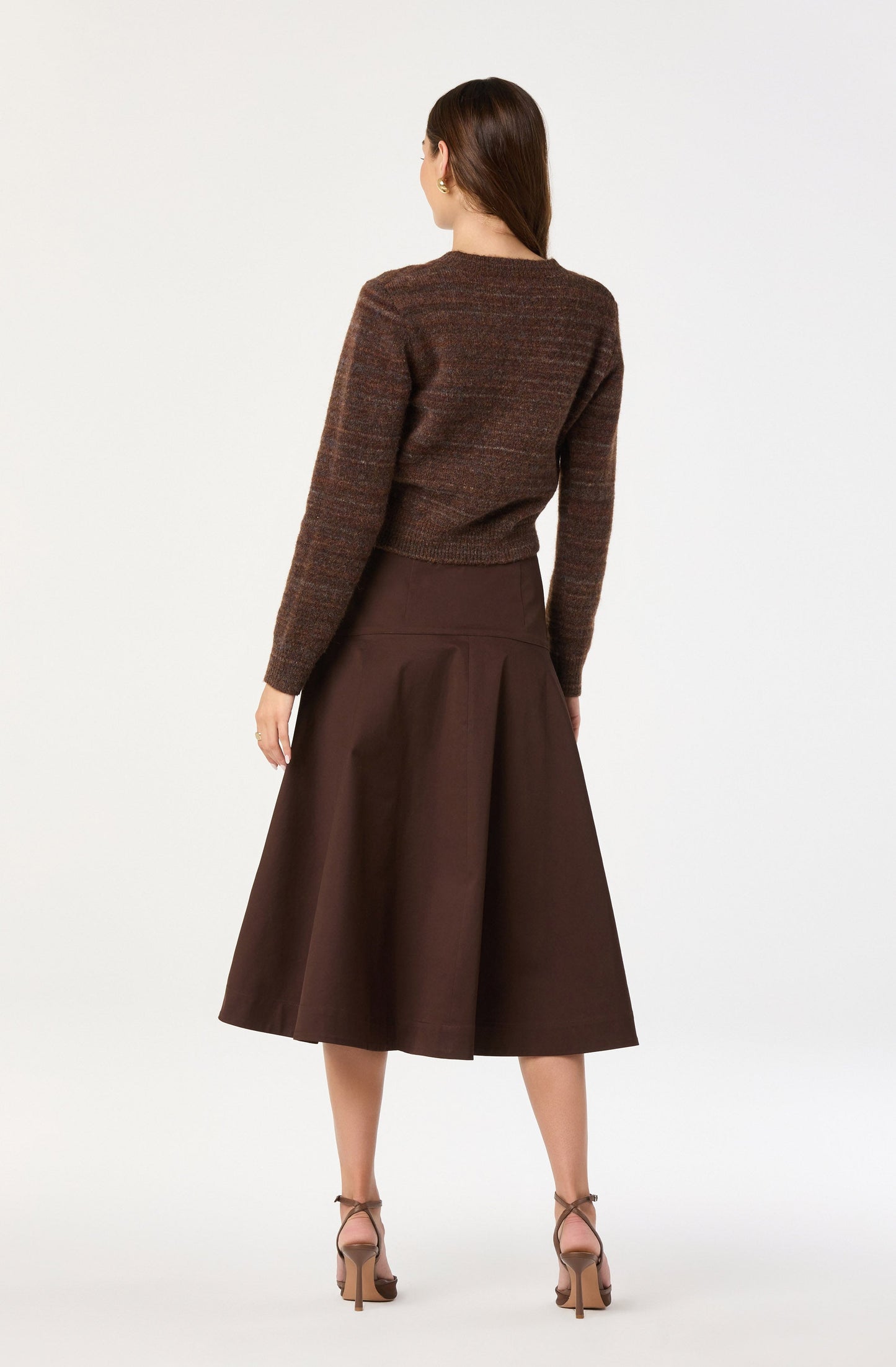 Drop Waist A-Line Skirt