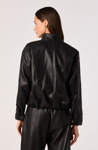 Jett Faux Leather Moto Jacket