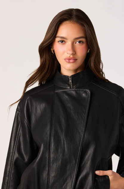 Jett Faux Leather Moto Jacket