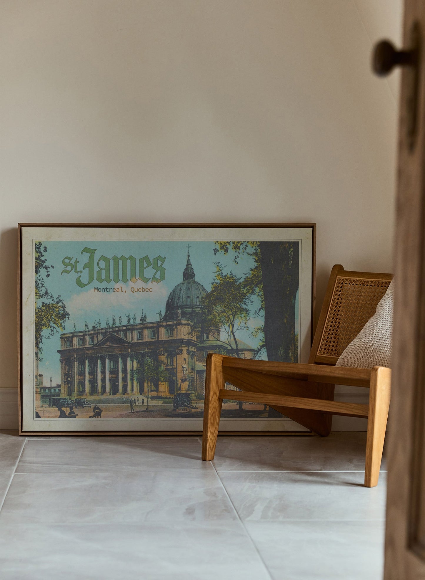 St. James Souvenir from Montreal, Poster